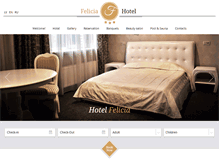 Tablet Screenshot of hotelfelicia.com